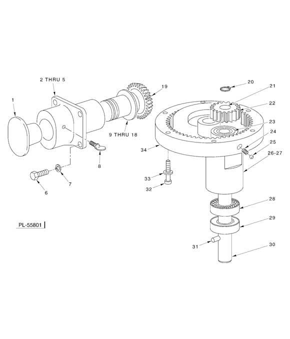 PLANETARY AND ATTACHMENT HUB UNIT
